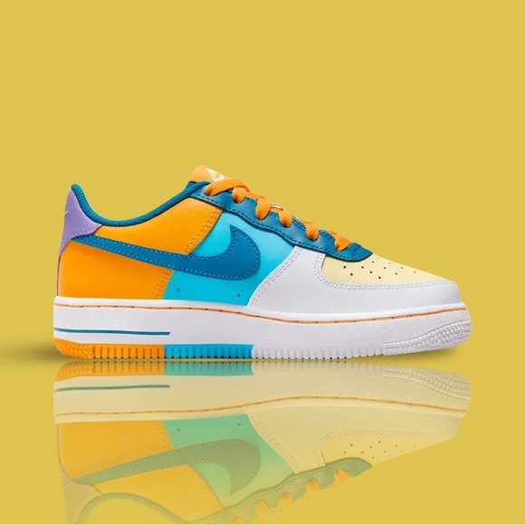 Nike Air Force 1 LV8 (GS) Shoes "What the AF1" MultiColor FQ8368-902 - Picture 5 of 9